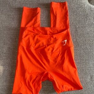 Gymshark womens Bright Orange  Leggings
